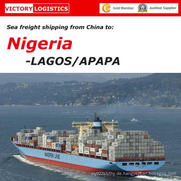 Ocean Shipping Forwarder von China nach Lagos (Forwarder)